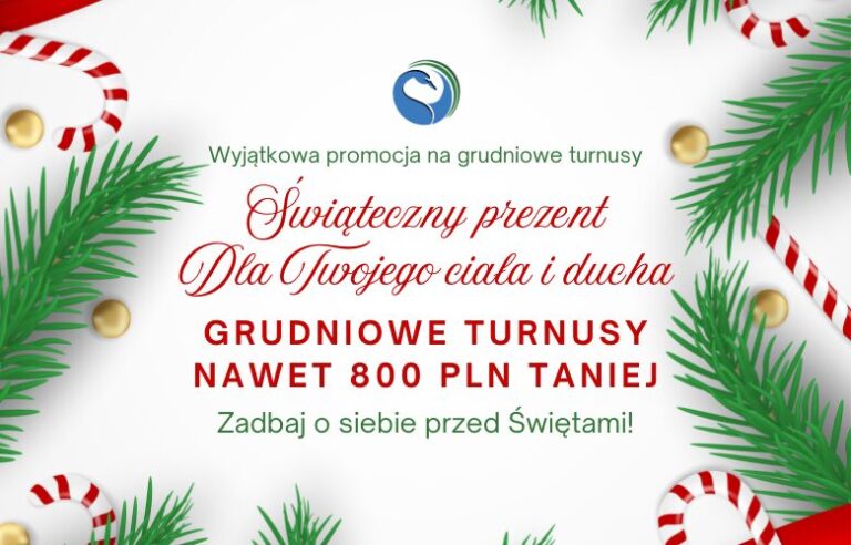 Świąteczna promocja na turnusy z dietą dr Dąbrowskiej – nawet 800 PLN za turnus!